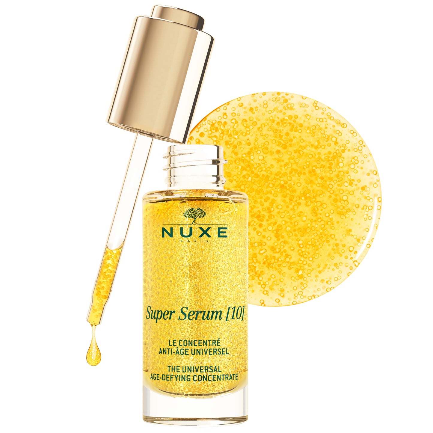 NUXE Super Serum, Universal Age-Defying Concentrate with Hyaluronic Acid and Botanical Oils, Anti-Aging Facial Serum