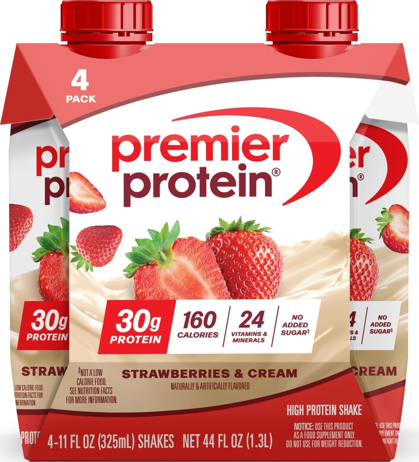 Premier Protein 30g High Protein Shake, Chocolate, 12 Pack | 160 Calories, 24 Vitamins & Minerals, No Added Sugar, Supports Muscle Health, Gluten-Free, 11 oz