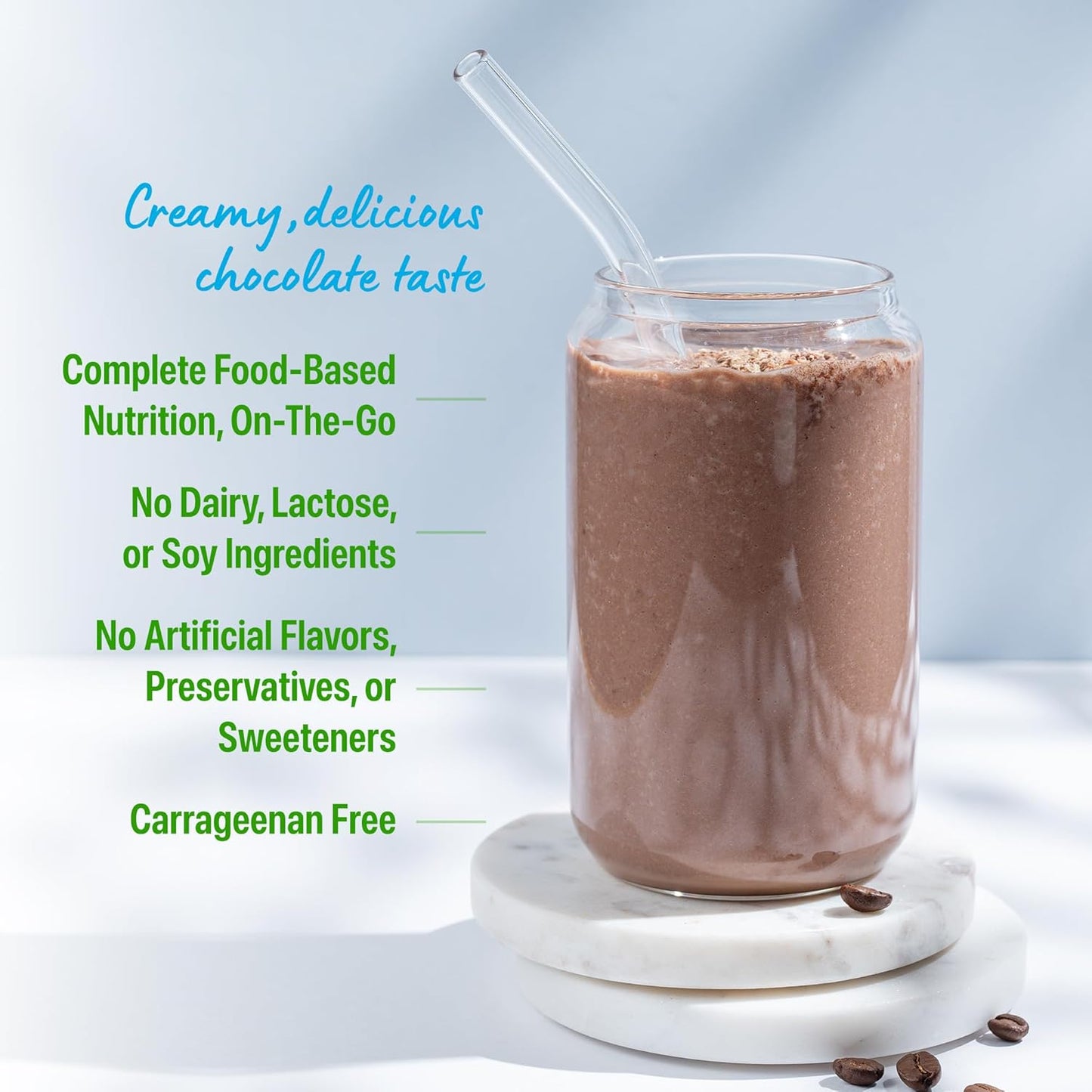 Orgain Organic 20g Meal Protein Powder, Vegan, Chocolate Fudge, 2.01 lb | Meal replacement, plant based protein, 7g prebiotic fiber, fruits, vegetables, & greens, gluten free, for shakes & smoothies