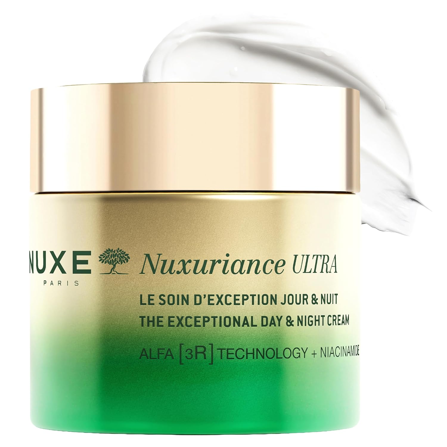Nuxe Nuxuriance Ultra Exceptional Day & Night Face Cream, Retinol-Like Moisturizer with Hyaluronic Acid, Niacinamide for Fine Lines and Wrinkles, 2.5 Fl Oz