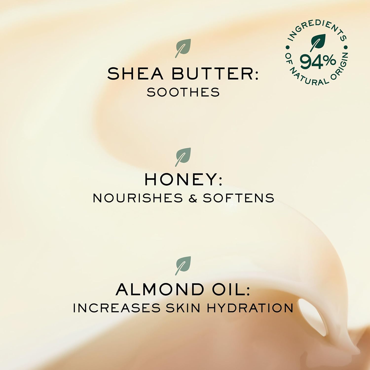 Nuxe Rêve de Miel Ultra-Comforting Body Cream With Shea Butter and Honey for Dry and Sensitive Skin, 13.4 Fl Oz