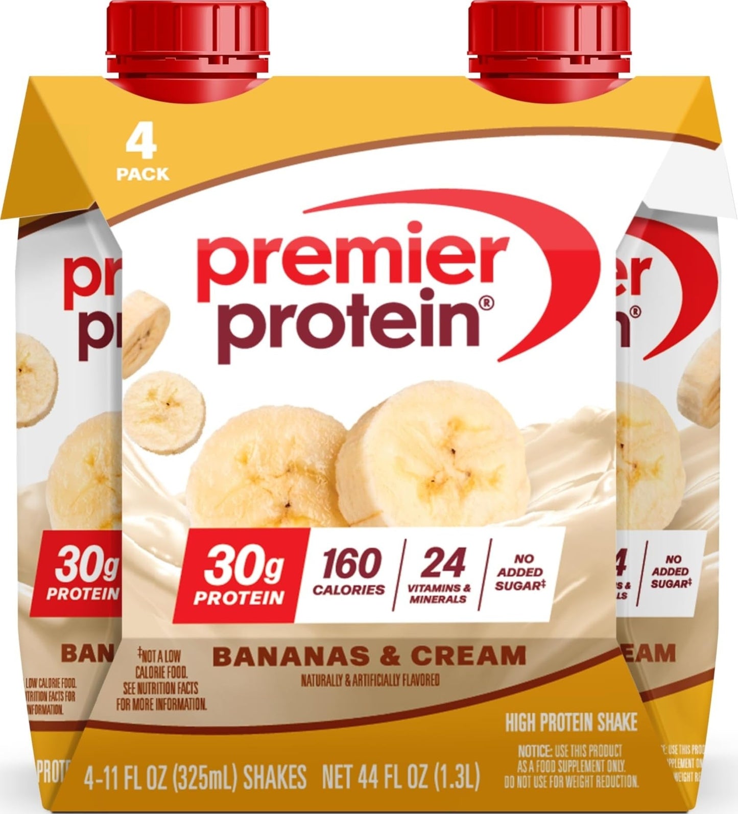 Premier Protein 30g High Protein Shake, Chocolate, 12 Pack | 160 Calories, 24 Vitamins & Minerals, No Added Sugar, Supports Muscle Health, Gluten-Free, 11 oz