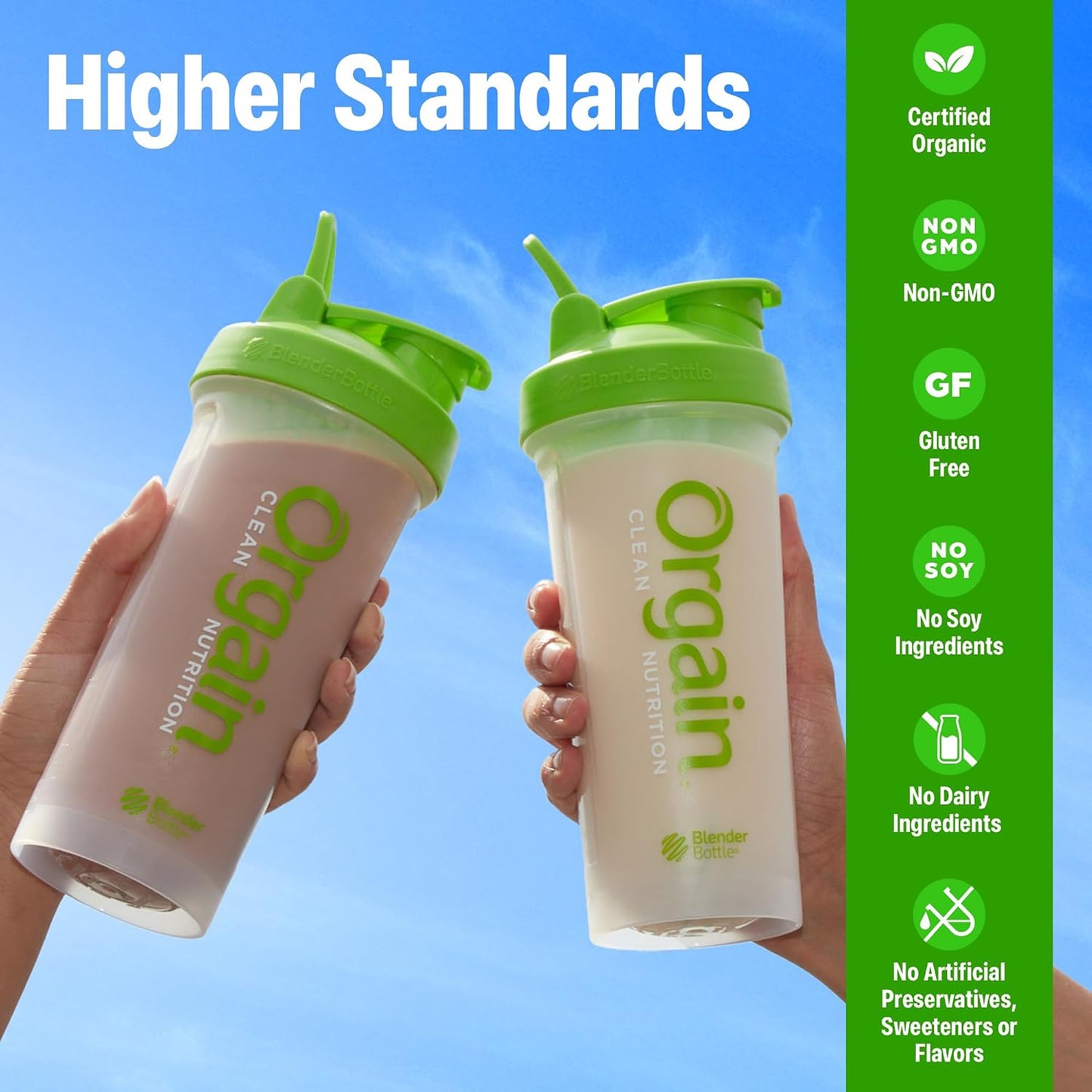 Orgain Organic Vegan 30g High Protein Powder, Chocolate, 2.01 lb | Plant based, 9g EAAs + BCAAs, 6g prebiotic fiber, 1g sugar, pre-workout, muscle support & recovery, packaging may vary