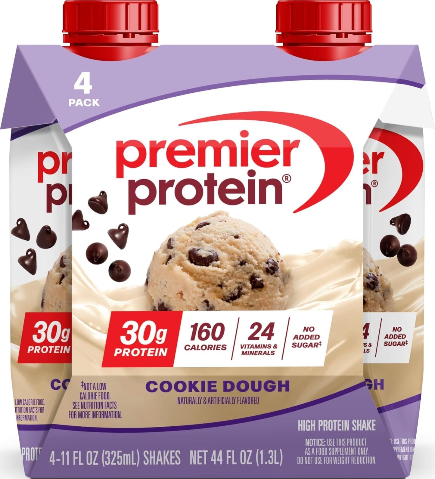 Premier Protein 30g High Protein Shake, Chocolate, 12 Pack | 160 Calories, 24 Vitamins & Minerals, No Added Sugar, Supports Muscle Health, Gluten-Free, 11 oz