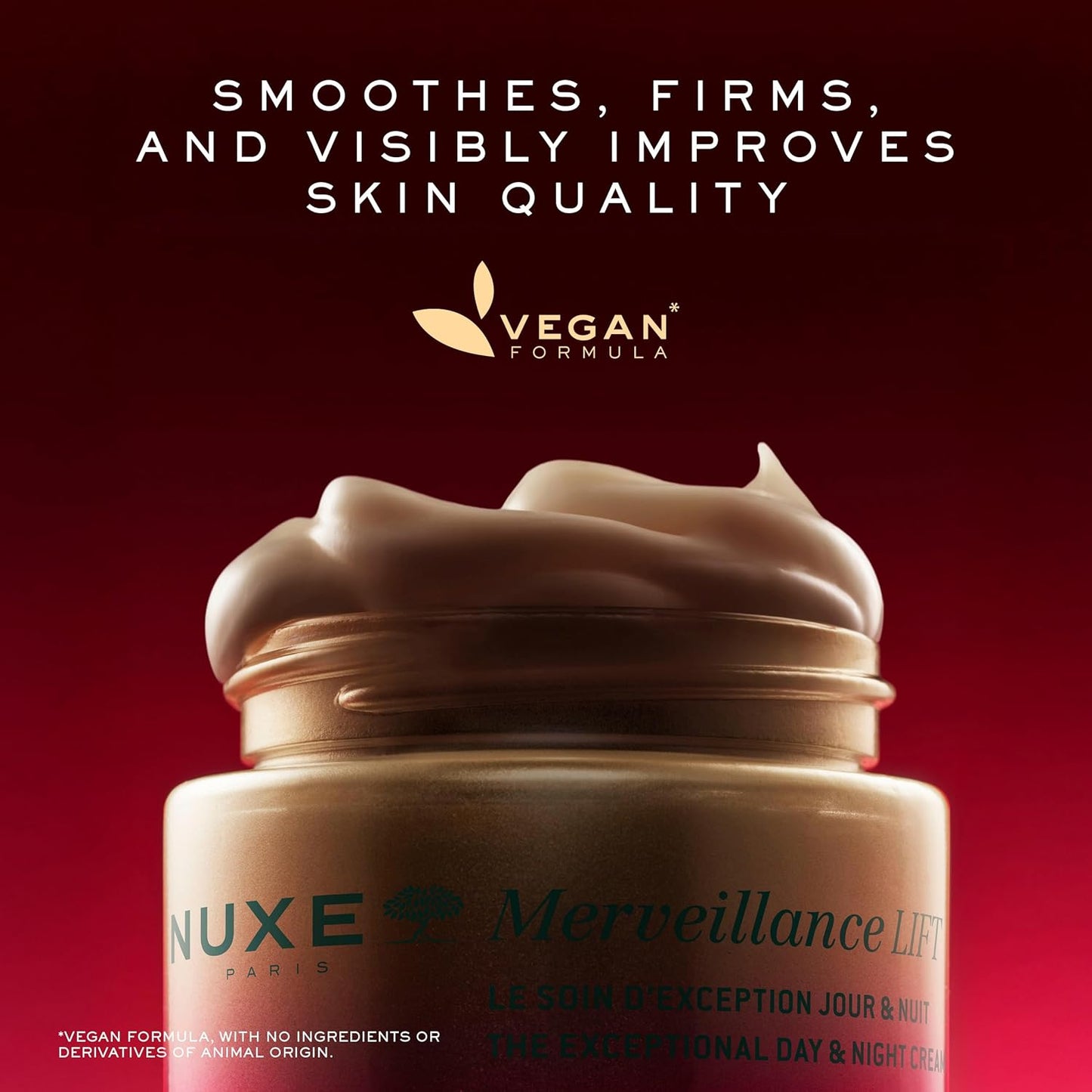 Nuxe Merveillance Lift Day & Night Cream With Niacinamide and Botanical Extracts for Firming and Wrinkle Correction, 2.5 Fl Oz