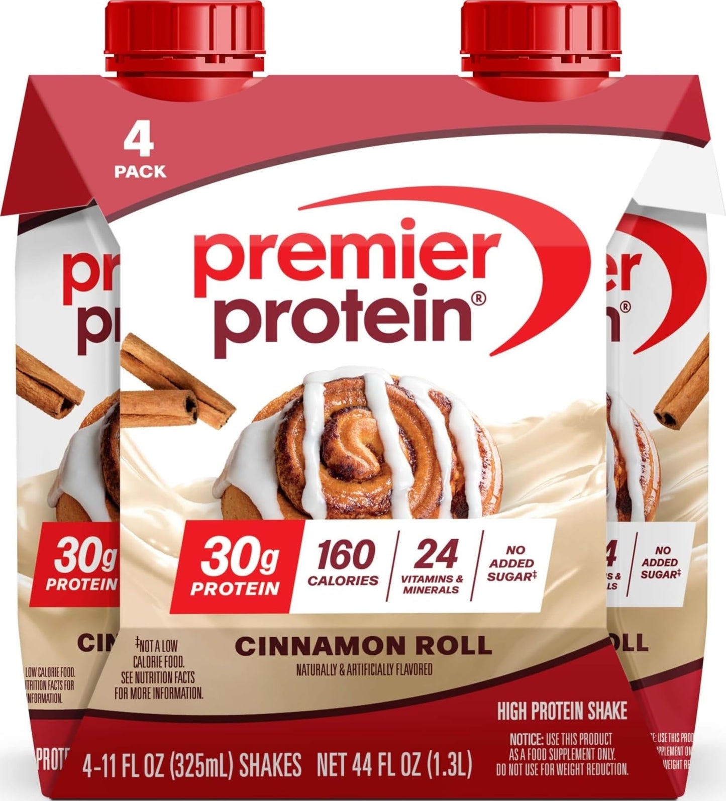 Premier Protein 30g High Protein Shake, Chocolate, 12 Pack | 160 Calories, 24 Vitamins & Minerals, No Added Sugar, Supports Muscle Health, Gluten-Free, 11 oz