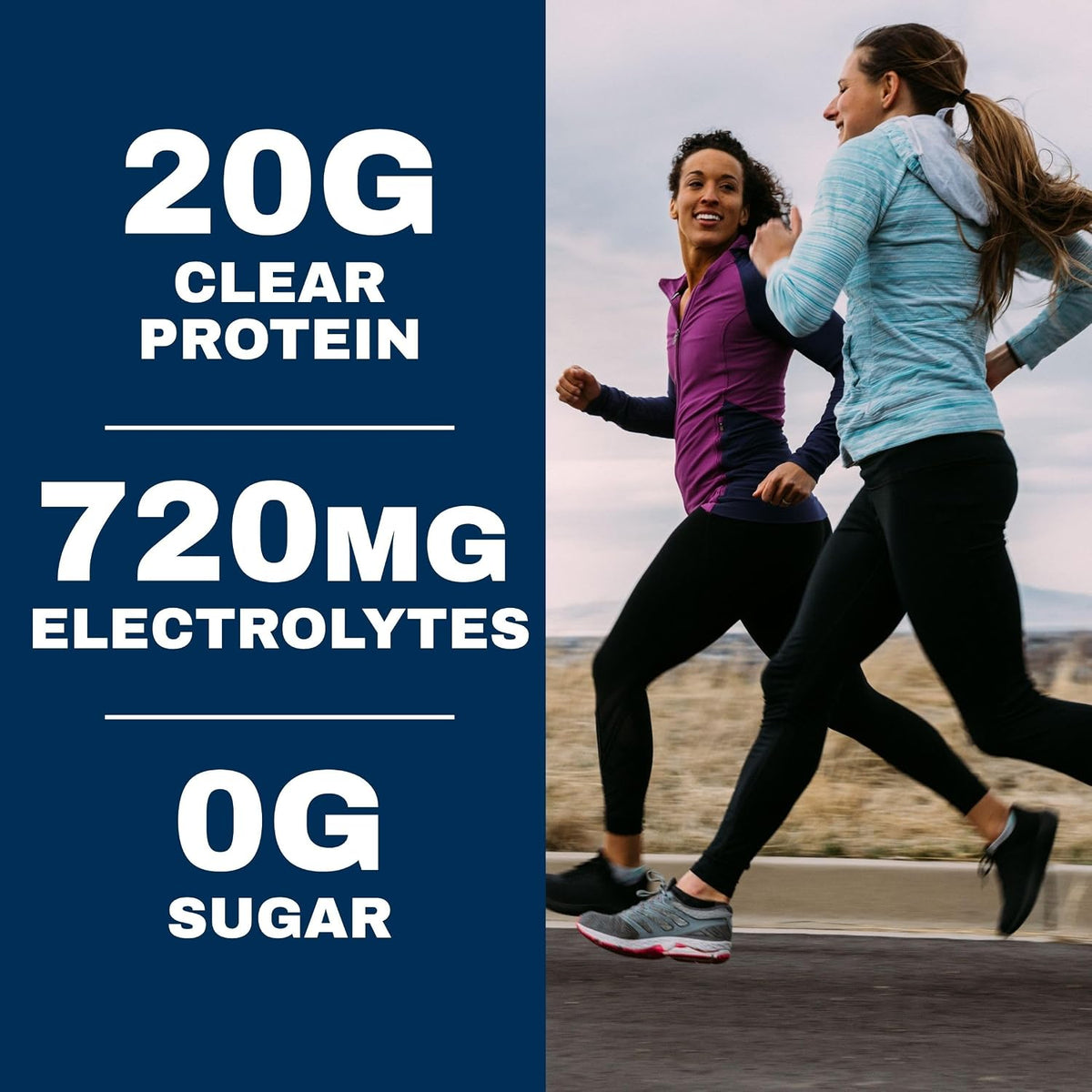 Protein2o P2X Advanced Hydration 20g Clear Protein Drink, 720mg of Electrolytes, 0g of Sugar - Post-Workout Recovery - 16.9 Fl Oz - 12 Count Orange Mango