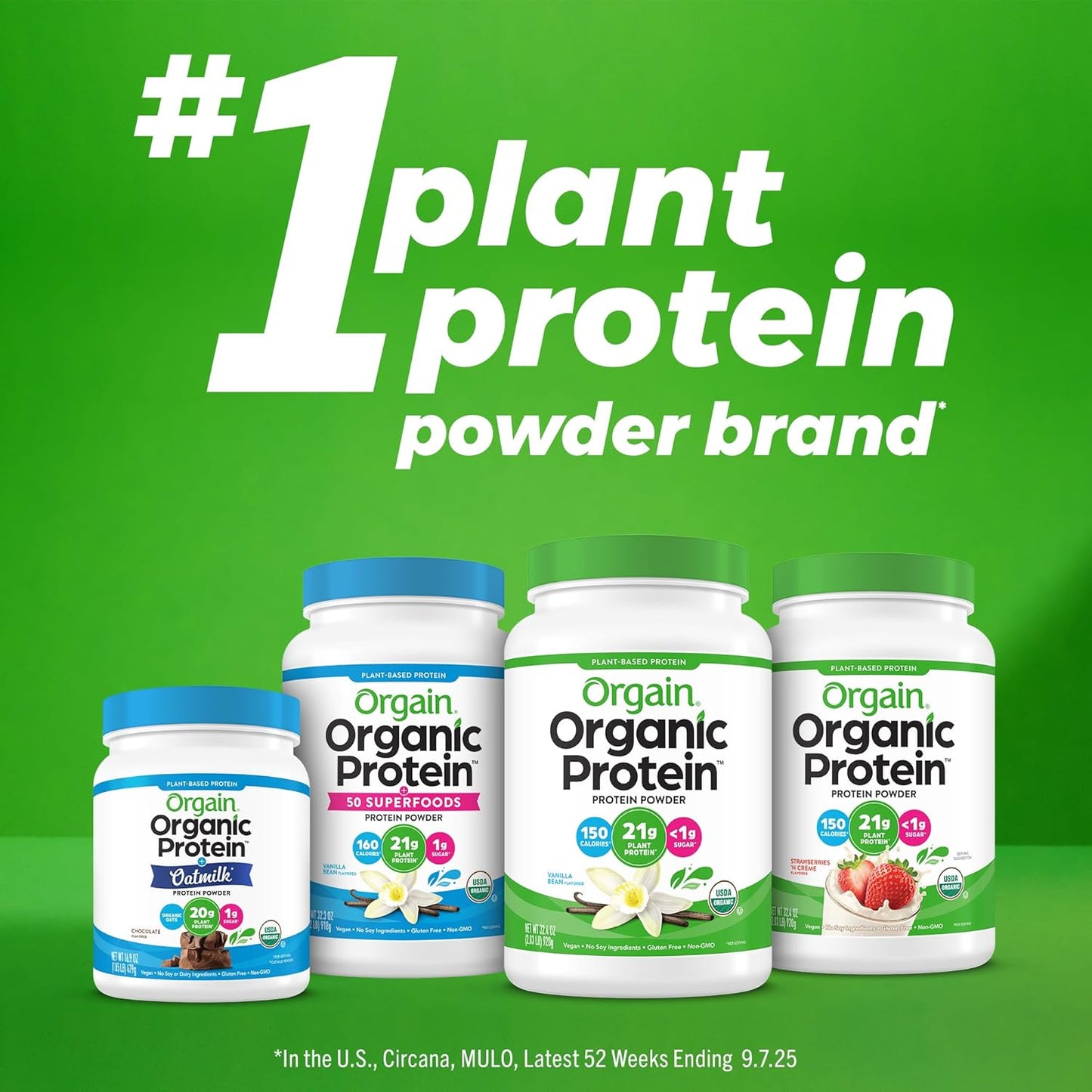 Orgain Organic 20g Meal Protein Powder, Vegan, Chocolate Fudge, 2.01 lb | Meal replacement, plant based protein, 7g prebiotic fiber, fruits, vegetables, & greens, gluten free, for shakes & smoothies