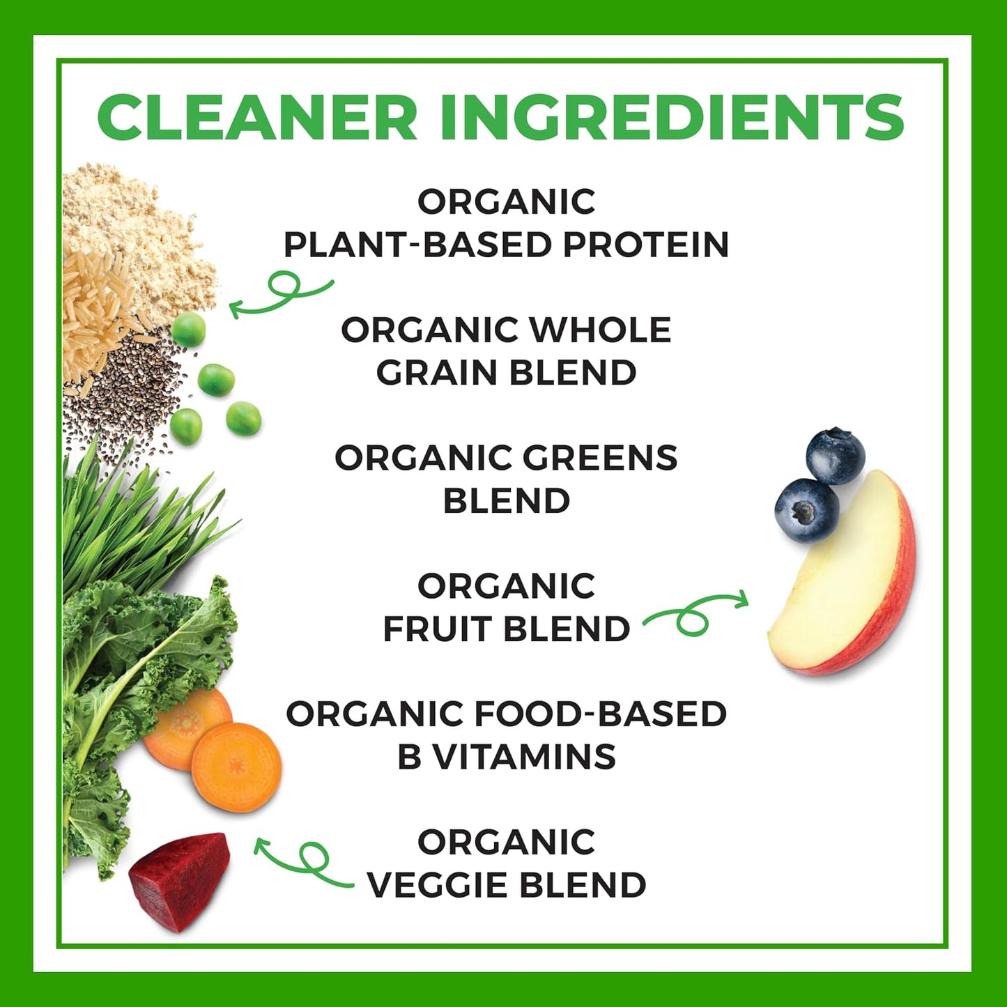 Orgain Organic 20g Meal Protein Powder, Vegan, Chocolate Fudge, 2.01 lb | Meal replacement, plant based protein, 7g prebiotic fiber, fruits, vegetables, & greens, gluten free, for shakes & smoothies
