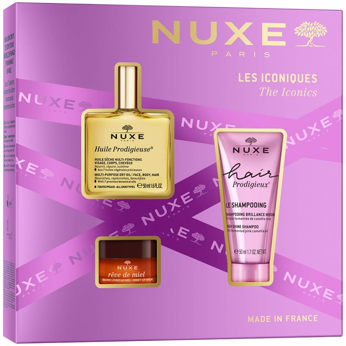 NUXE Huile Prodigieuse Multi-Purpose Dry Oil - Radiant Glow and Lightweight Hydration for Face, Body & Hair. Nourishes, Repairs and Enhances