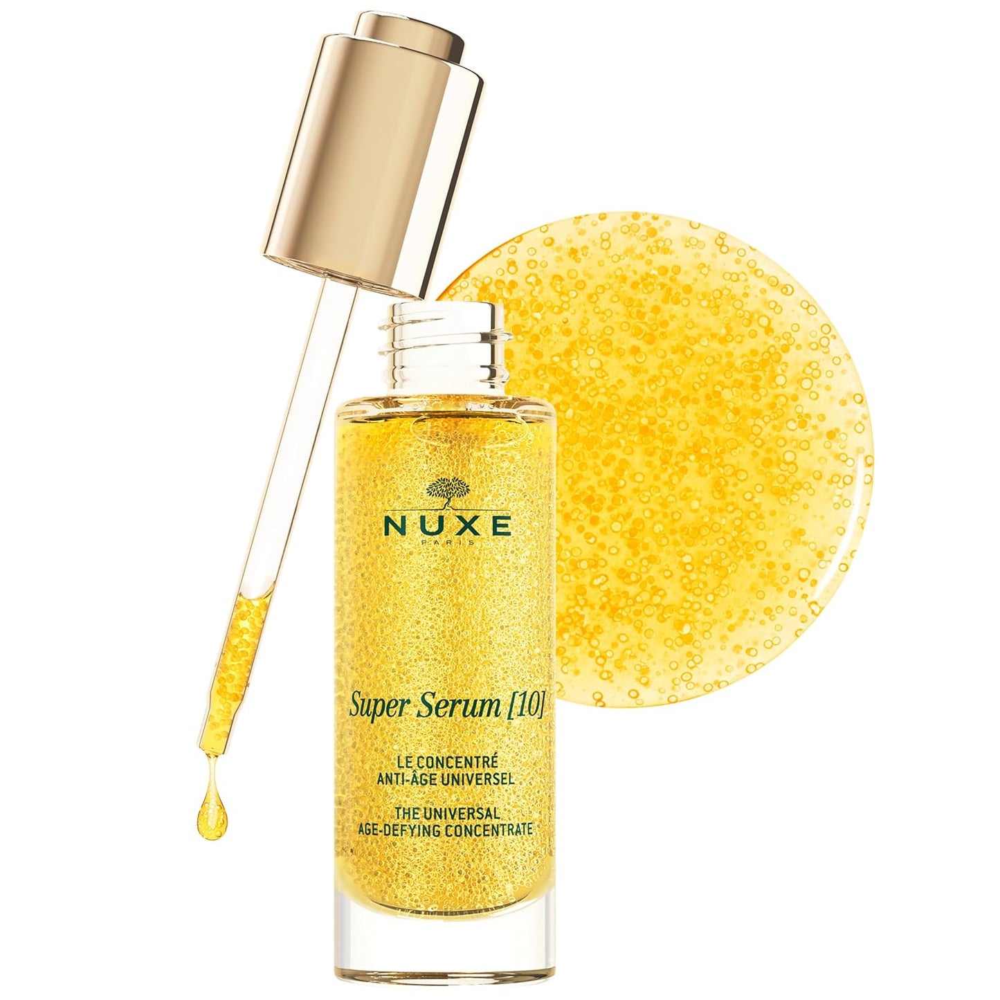 NUXE Super Serum, Universal Age-Defying Concentrate with Hyaluronic Acid and Botanical Oils, Anti-Aging Facial Serum